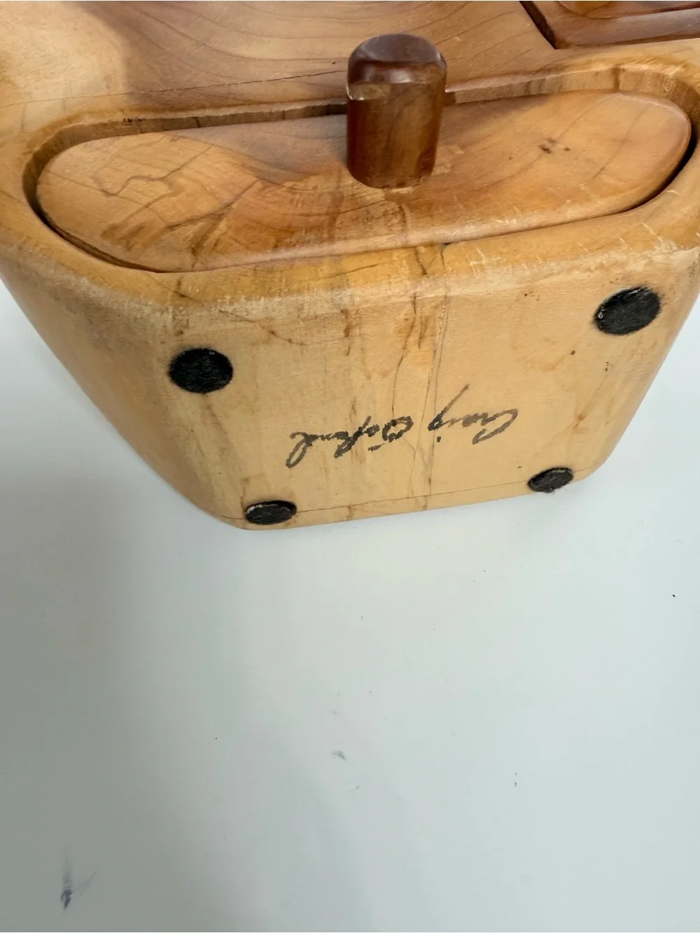 Handcrafted Solid Wood Puzzle Jewelry Box artisanal trinket Craig Boland